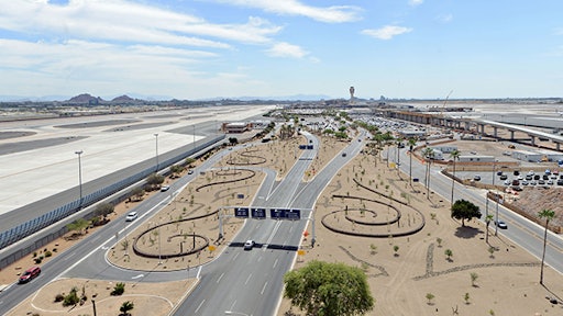 Sky Harbor New Landscaping Aerial