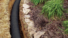 French drain systems manage surface water and protect property. Ideal for retaining walls, foundation and footing perimeter drains, landscape drains and sports fields.