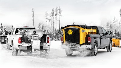 The snow and ice management industry remains divided as to spreaders made of polyethylene (poly), steel or stainless steel. Poly can be as strong as steel and uses way less material to get to the same strain. In terms of pure material strength, the debate among poly, steel and stainless steel has essentially been reduced to a tossup, with neither material offering an actual advantage.