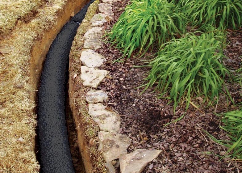 How To Eliminate Standing Water With A, French Drain Without Landscape Fabric