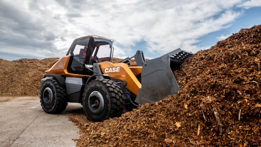 CASE CE's methane powered wheel loader was introduced at bauma 2019 and is one of CNH's many concepts for sustainable equipment.