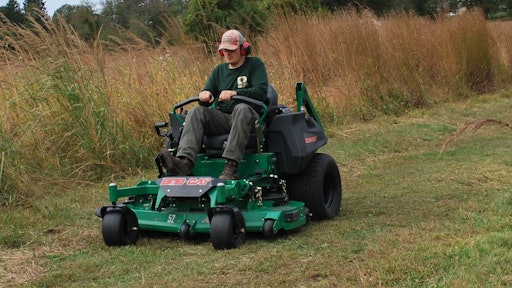 The BOB-CAT in service creating pathways in one of Pennypack’s protected meadows