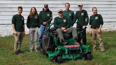 Chris Mendel (left) and the Pennypack Trust’s team with their new BOB-CAT 52” AirFX