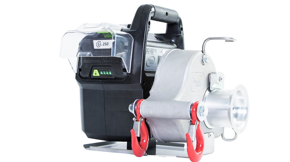 Greenworks Commercial GS 82W1 Portable Capstan Winch From Greenworks