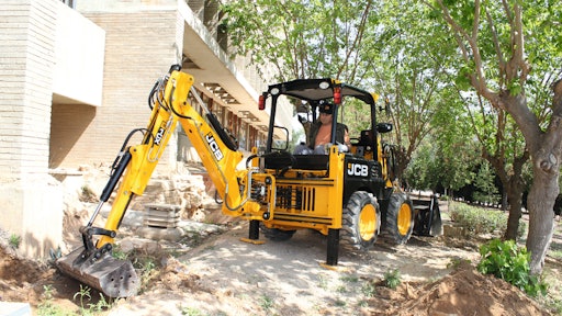 Backhoes, like the one pictured, from countries in the EU will have additional tariffs placed on them by the U.S.