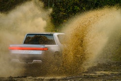 The ability of the Rivian RT1 to send instant power independently to each wheel maximizes traction in the most demanding conditions.