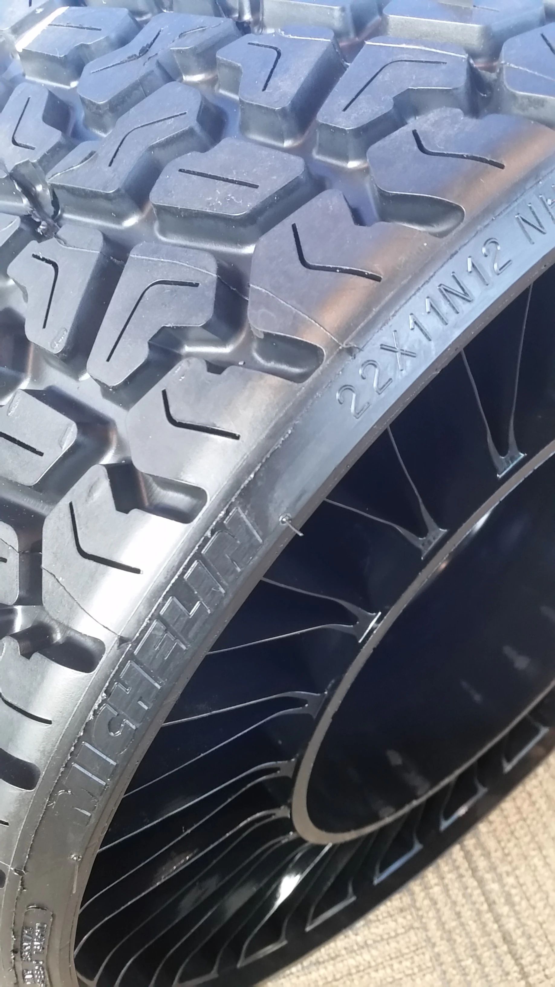 Michelin X Tweel Turf 22-inch Airless Tire From: Michelin North