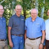 The leadership team at Walker Manufacturing. Vice President of Engineering Ted Walker; Executive Vice President and Board Vice Chairman Dean Walker, Chairman of the Board Bob Walker; and President Ryan Walker.