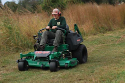 The BOB-CAT in service creating pathways in one of Pennypack’s protected meadows