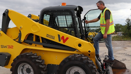 Your average operator isn’t a small person. If you assume they have size 11 ft., are wearing PPE boots, and those boots probably have dirt or mud built up on them, the last thing you want is a small foot well or a raised partition taking up most of the room in the foot well.