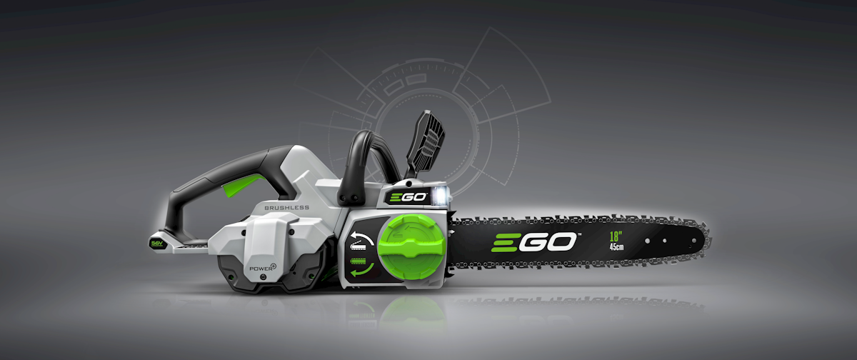 EGO 18Inch Cordless Chainsaw From EGO POWER+ Green Industry Pros