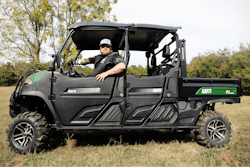 J.D. Williams in his modified under the hood.