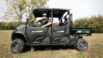 J.D. Williams in his modified under the hood.