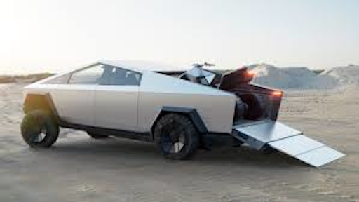 The Tesla Cybertruck is designed to have the utility of a truck and the performance of a sports car.