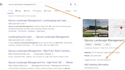 Claim Gmb Listing Search
