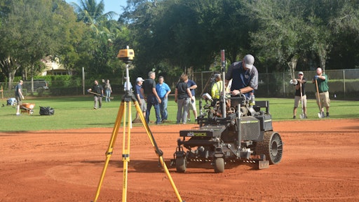 Howard Park Renovation Project Infield Grading