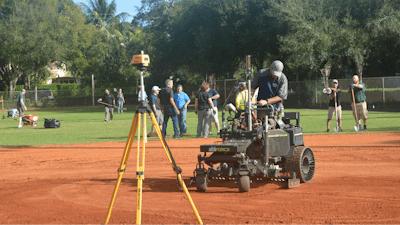 Howard Park Renovation Project Infield Grading