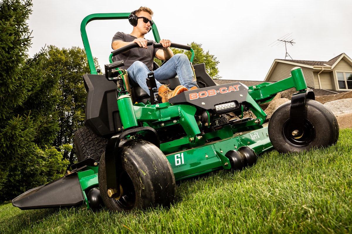 Bobcat lawn best sale tractor
