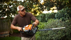 Cartwright Landscaping in Richmond, Virginia is a proponent of Stihl products. His trailers carry a mix of Stihl trimmers to ensure the crew always has the right one for the job.