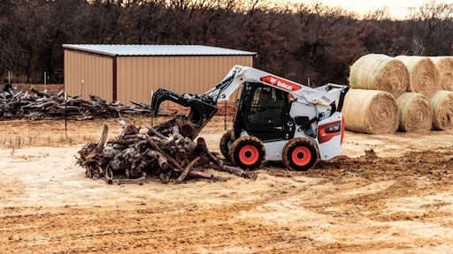 Bobcat S76 with Industrial Grapple