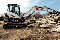 Bobcat E42 with Grapple