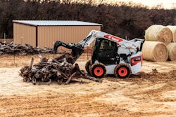 Bobcat S76 with Industrial Grapple