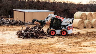 Bobcat S76 with Industrial Grapple