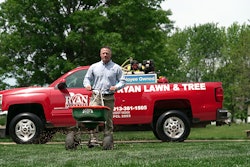 One of the ways Ryan Lawn & Tree has achieved success is through consistent branding — from the red truck with a standout logo to the associates who work in button-down or polo shirts with logo and khaki pants, RYAN has made true on their slogan “the pros you know in the clean red truck.”