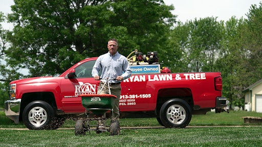 One of the ways Ryan Lawn & Tree has achieved success is through consistent branding — from the red truck with a standout logo to the associates who work in button-down or polo shirts with logo and khaki pants, RYAN has made true on their slogan “the pros you know in the clean red truck.”
