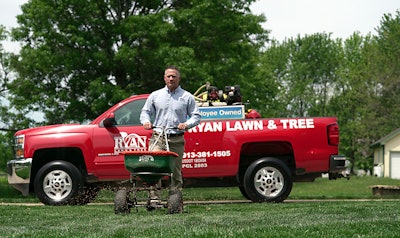 One of the ways Ryan Lawn & Tree has achieved success is through consistent branding — from the red truck with a standout logo to the associates who work in button-down or polo shirts with logo and khaki pants, RYAN has made true on their slogan “the pros you know in the clean red truck.”