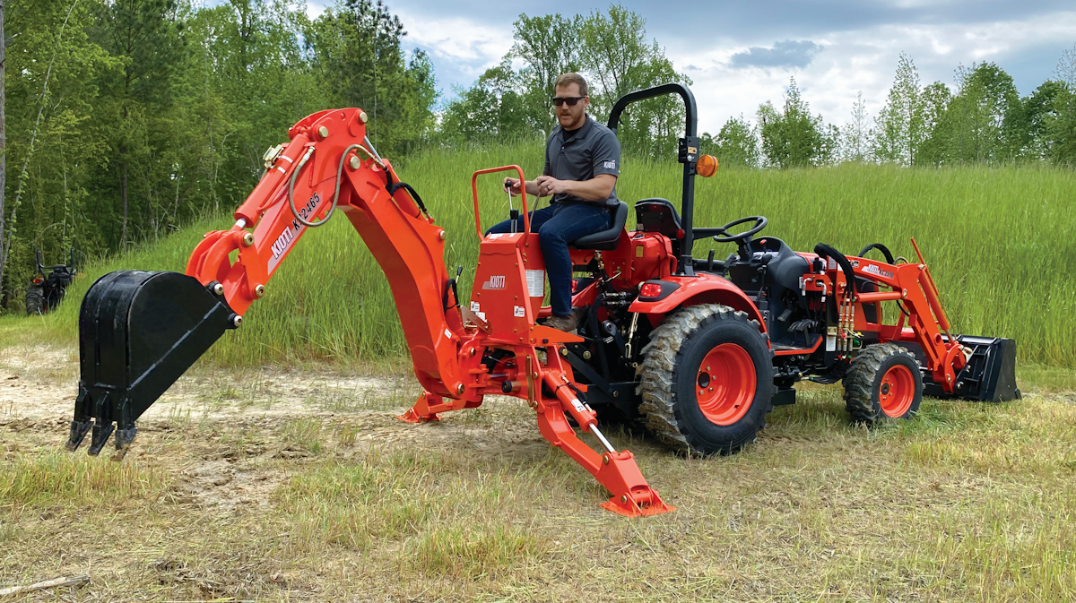 KIOTI Tractor Delivers Compact Durability and Versatility with All New