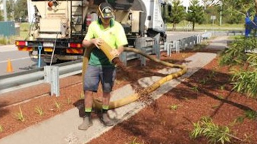 Mulch Blowing