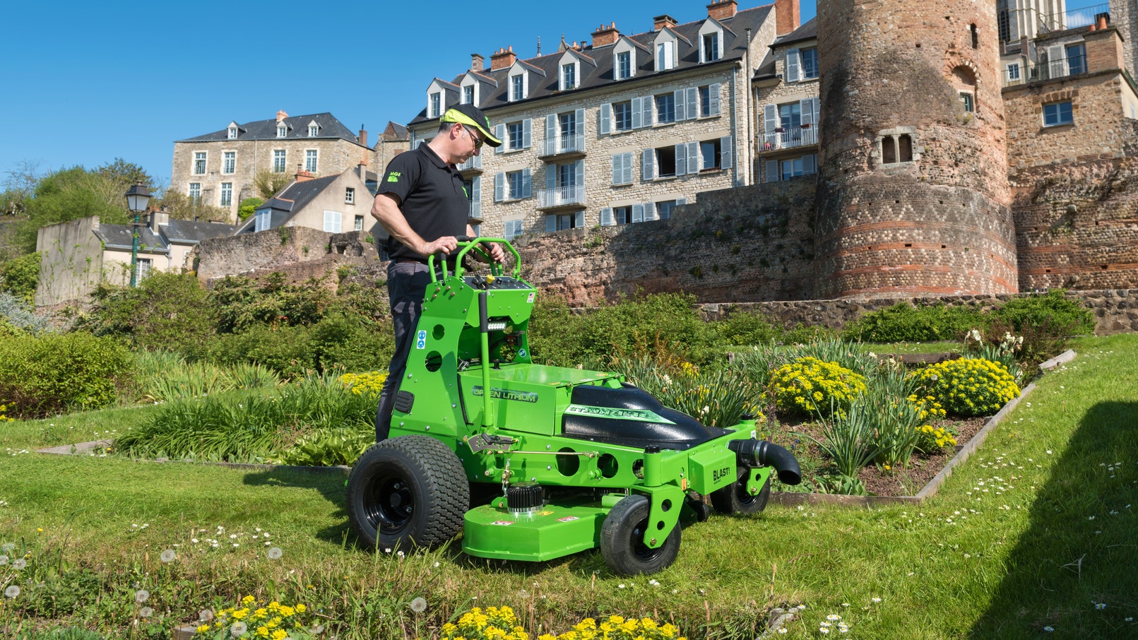 Mean green sales autonomous mower