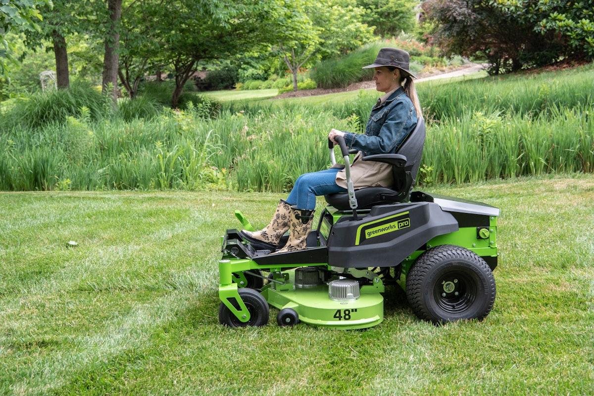 Greenworks Commercial Grows Its Zero Turn Offering With the Unveiling of GSRZ48R for Residential Properties From Greenworks Commercial Green Industry Pros