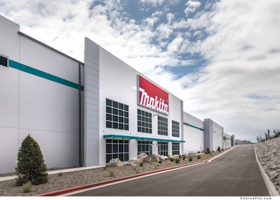 The Reno facility is located on nearly 50 acres of land with 600,000 square feet of warehouse space. The strategic location increases Makita’s operational ability to meet growing market demand.