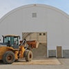 Fabric structures feature many structural benefits, like the cover, frame, and clear span design that provide an advantage for storing sand and salt.