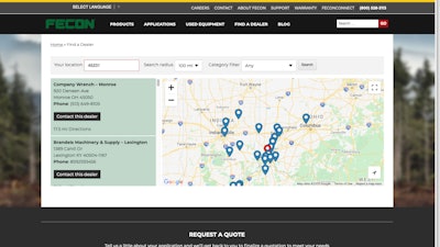 Fecon Dealer Locator 1