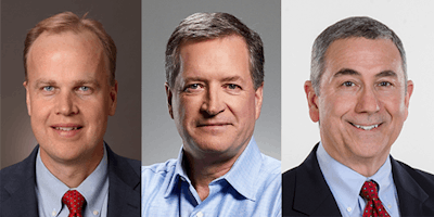 From left: Rick Olson, Dan Ariens, and Joe Wright