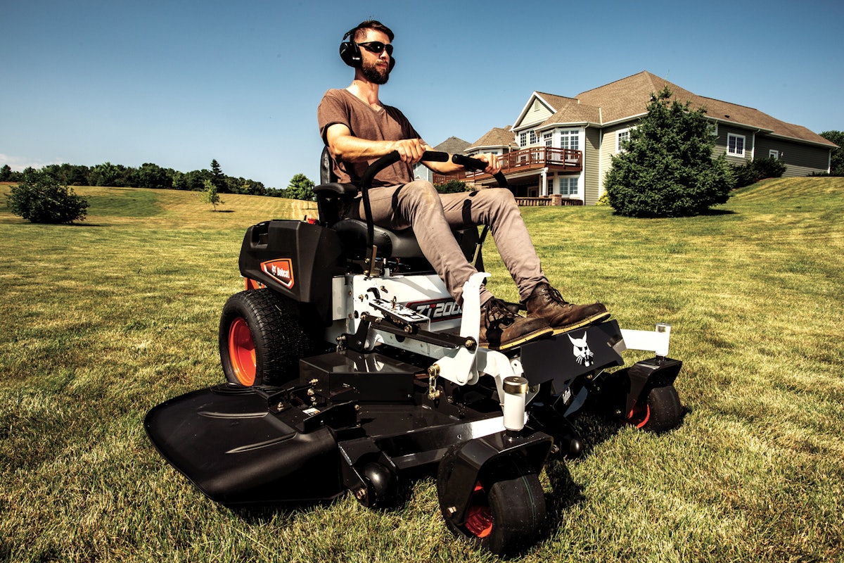 Grass catcher for bobcat zero turn mower clearance