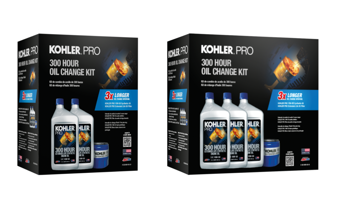Kohler PRO 300 Hour Oil Change Kits From Kohler Engines Green
