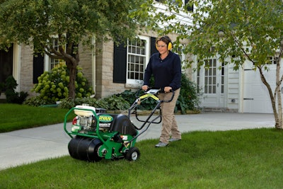 The best time to aerate really depends on geography and grass type. Among the options are to use a drum-style aerator like the Ryan Lawnaire IV.