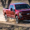 The Super Duty trucks will continue to offer the 7.3-liter V8 with 430 hp and 475 lb.-ft. of torque. The available third-generation 6.7-liter Power Stroke diesel V8 delivers 1,050 lb.-ft. of torque and 475 hp.