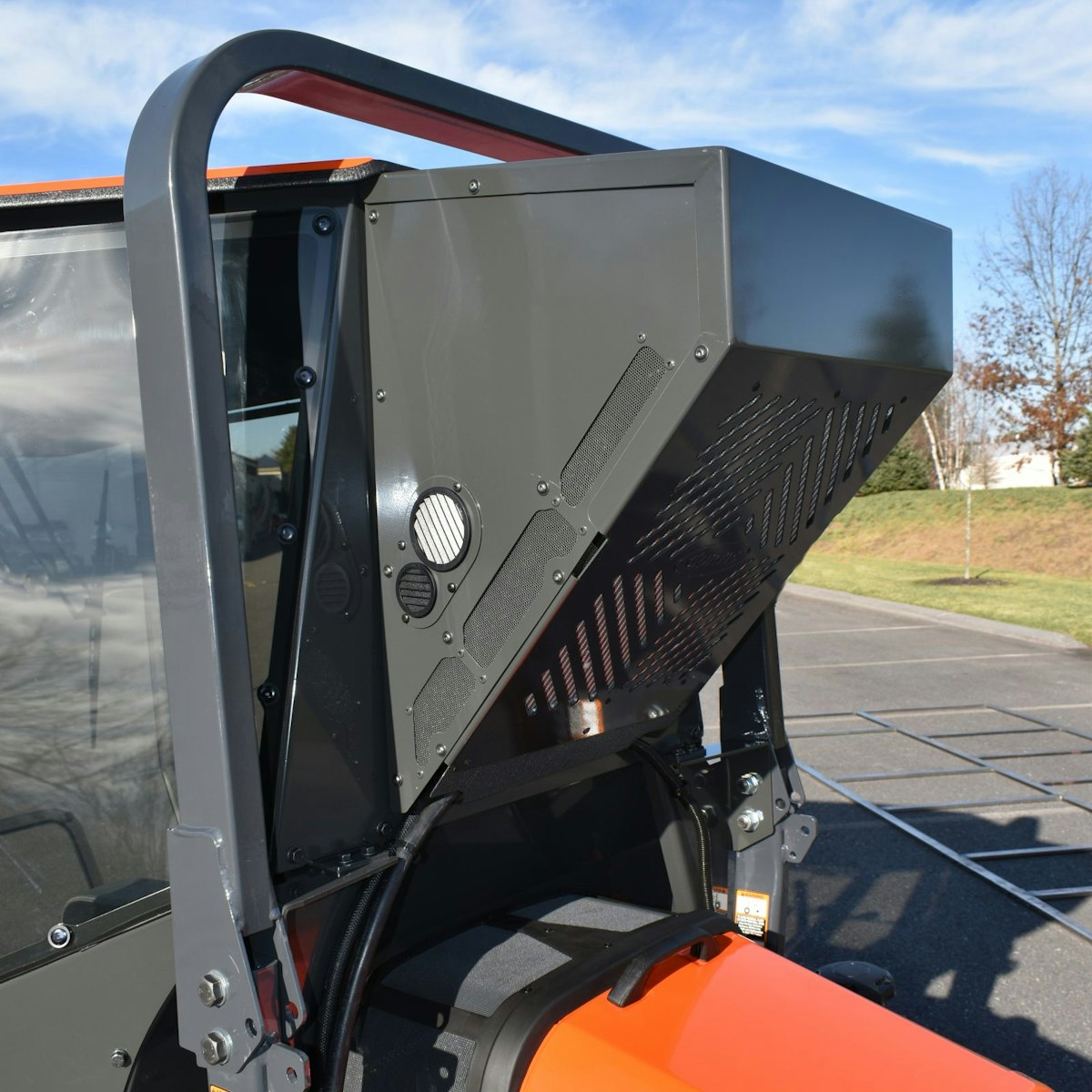 Kubota air conditioned lawn mower hot sale