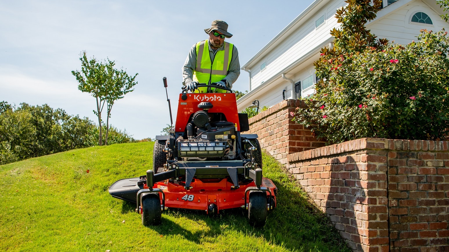Kubota stand up mower clearance