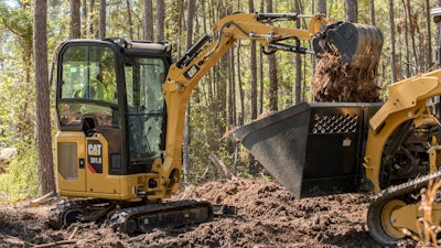 Equipping the excavator with a bucket and thumb combo is a given for many in the landscape/hardscape industry professionals looking for easier ways to clean out trash and debris.
