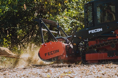 There really isn't a substitute for the size and hydraulic horsepower of a dedicated machine on large land-clearing projects.