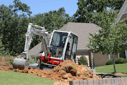 Compact excavators are ideally suited for rental, residential, landscaping, and utility applications.
