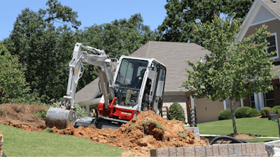 Compact excavators are ideally suited for rental, residential, landscaping, and utility applications.