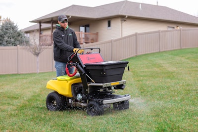 When considering a stand-on spreader/sprayer, it is important to consider the type of terrain a property has.