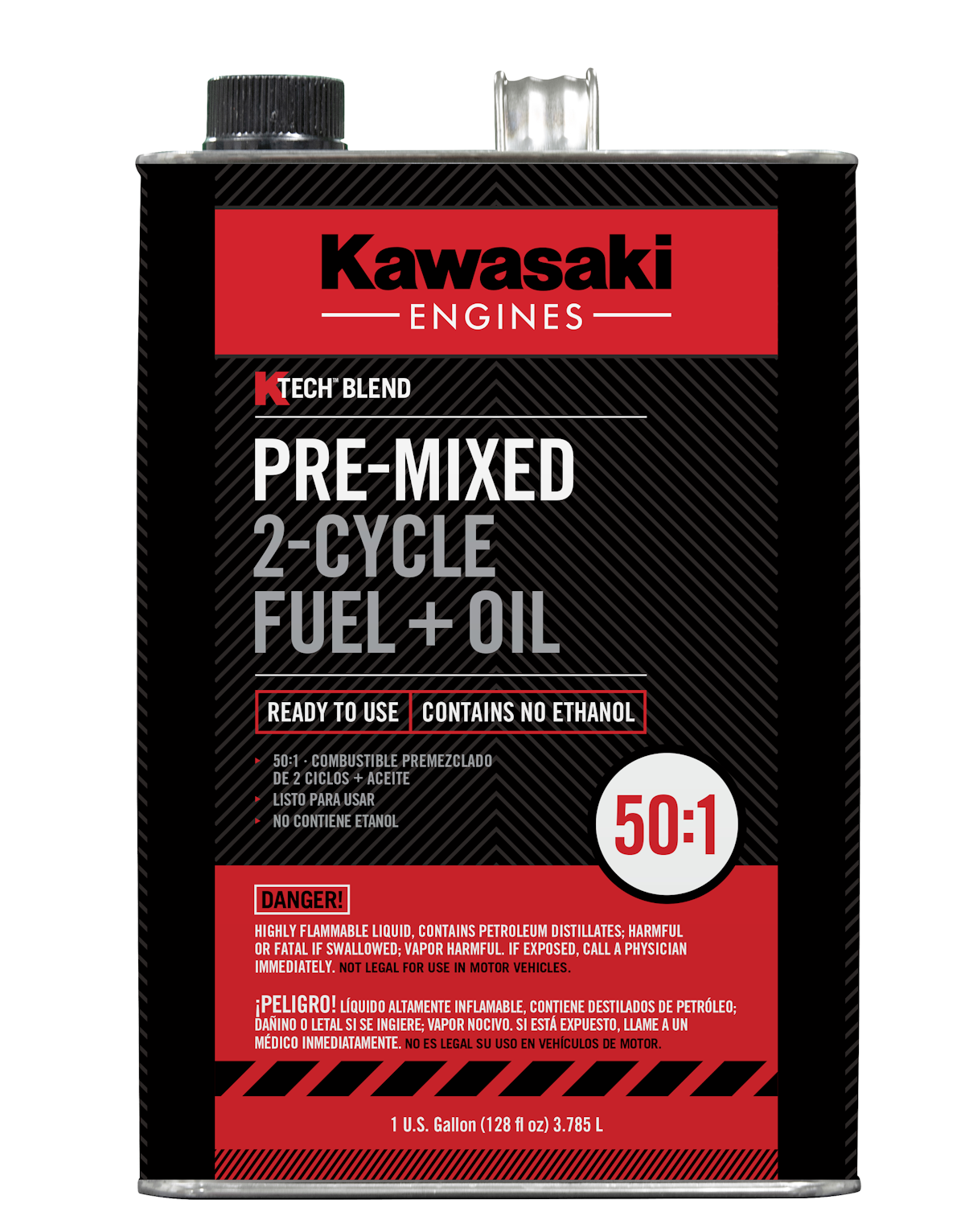 Kawasaki KTECH PreMixed 2Cycle Fuel + Oil Product From Kawasaki Motors Corp. Green Industry
